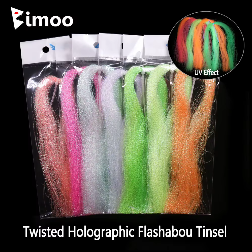 Tinsel Holográfico Bimoo – Material para Atado de Moscas Sabiki