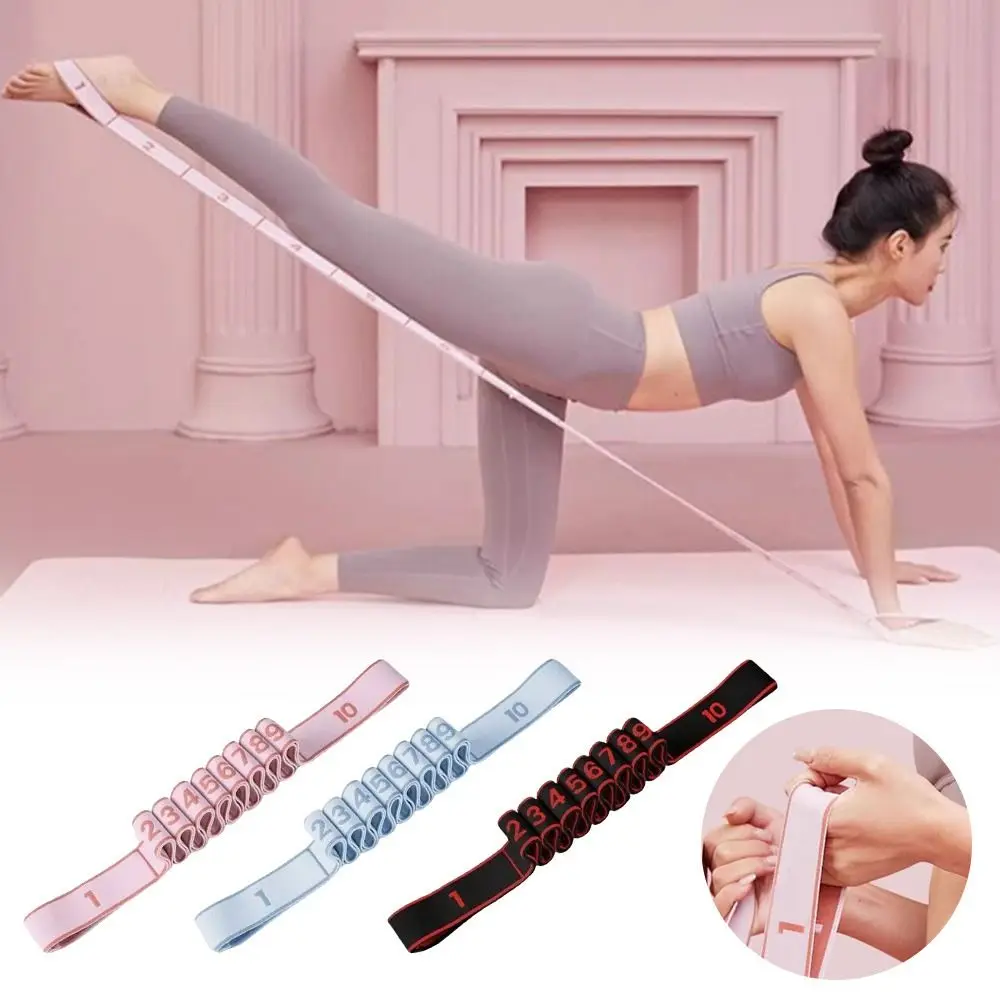 Banda elástica de resistencia ajustable para estiramientos y yoga - imagen 3