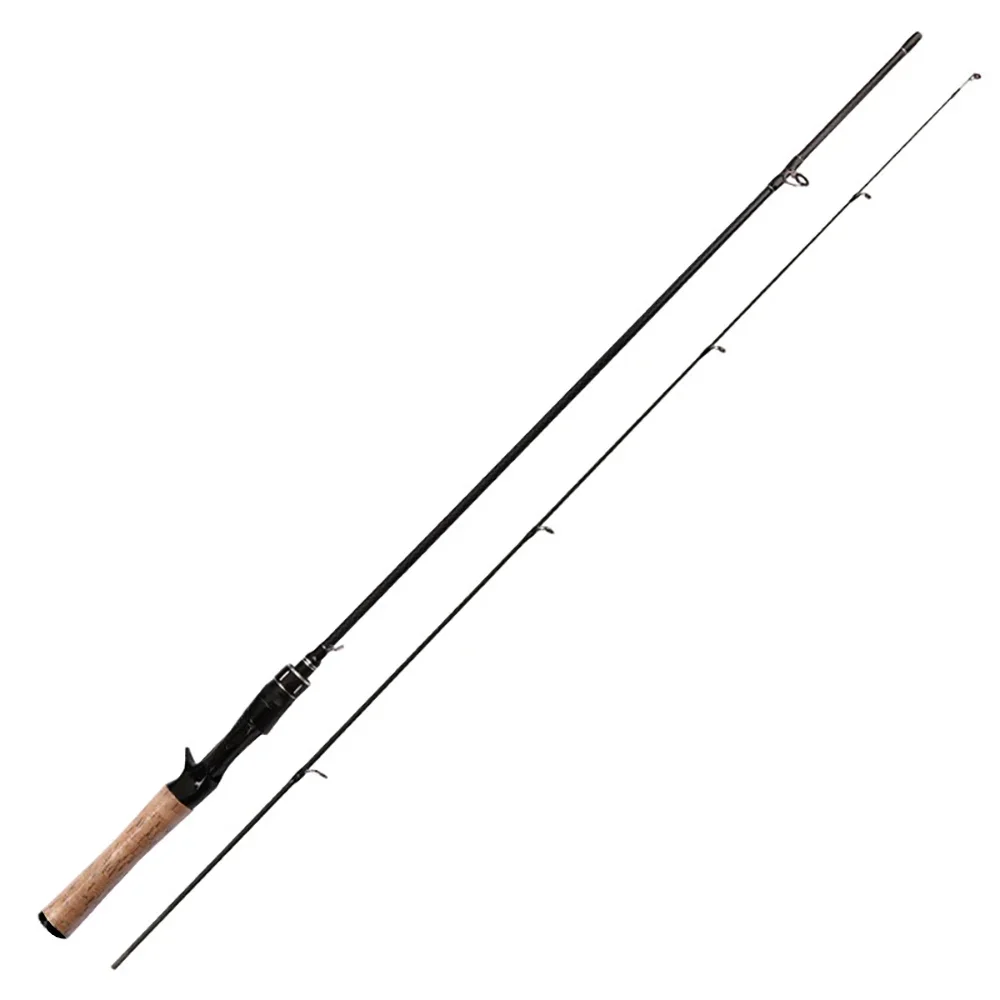 Caña de pescar viaje baitcasting punta sólida alto carbono trucha - imagen 2