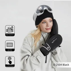 Guantes térmicos impermeables para pesca con pantalla táctil gruesos