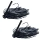 Goture Buzzbait anti-enganche negros – Spinner para lucio y lubina - imagen 2