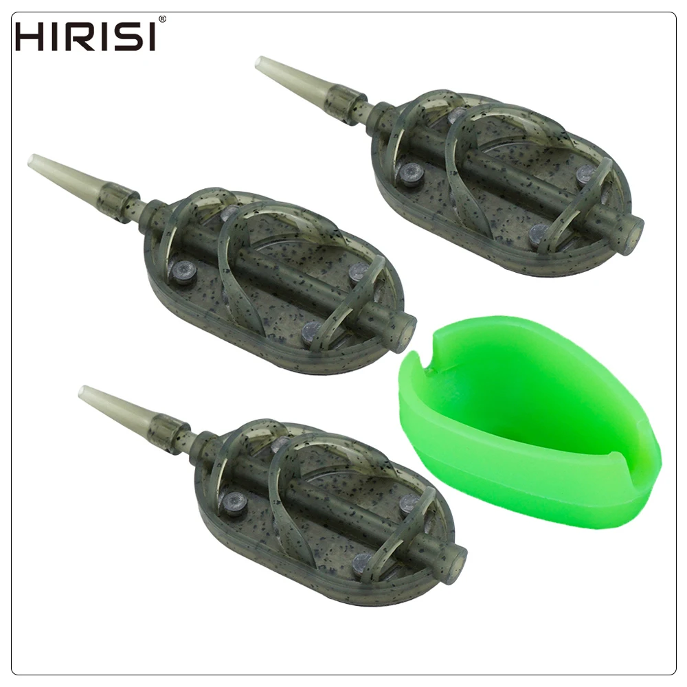 Cesta de cebo para aparejo de método Hirisi F114