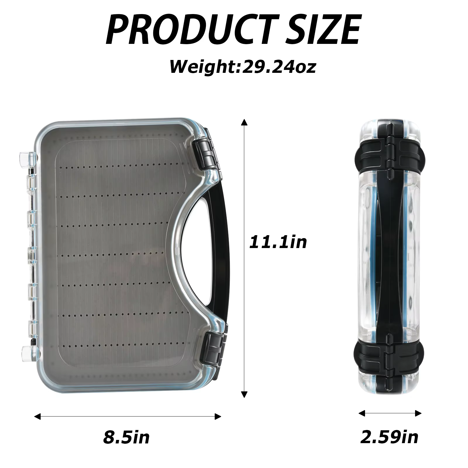 Goture Caja de aparejos de mosca – Impermeable y doble cara - imagen 2