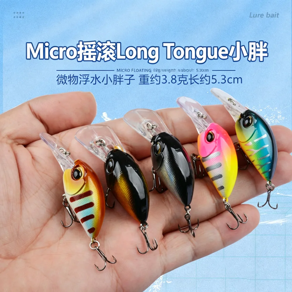 Señuelo Crankbait flotante para aguas poco profundas en superficie - imagen 5