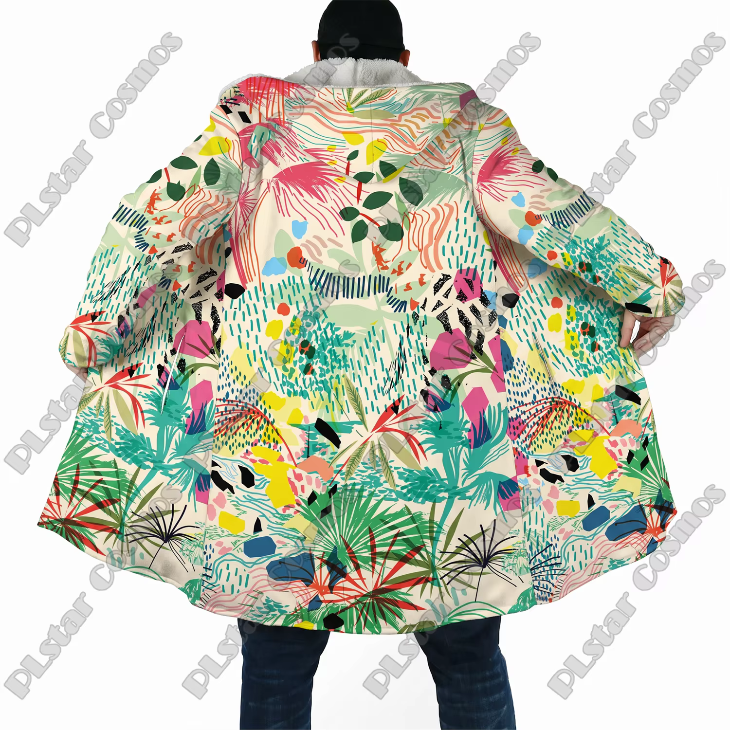 AZ-02 Chaqueta polar de pesca con capucha – Abrigo unisex de invierno - imagen 5