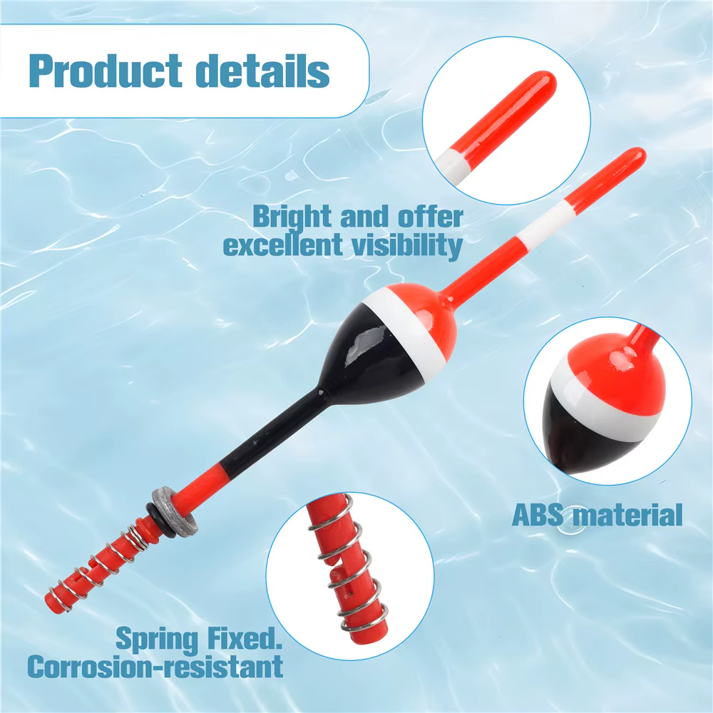 Flotadores antideslizantes Balsa Bobbers para Crappie y Panfish - imagen 4