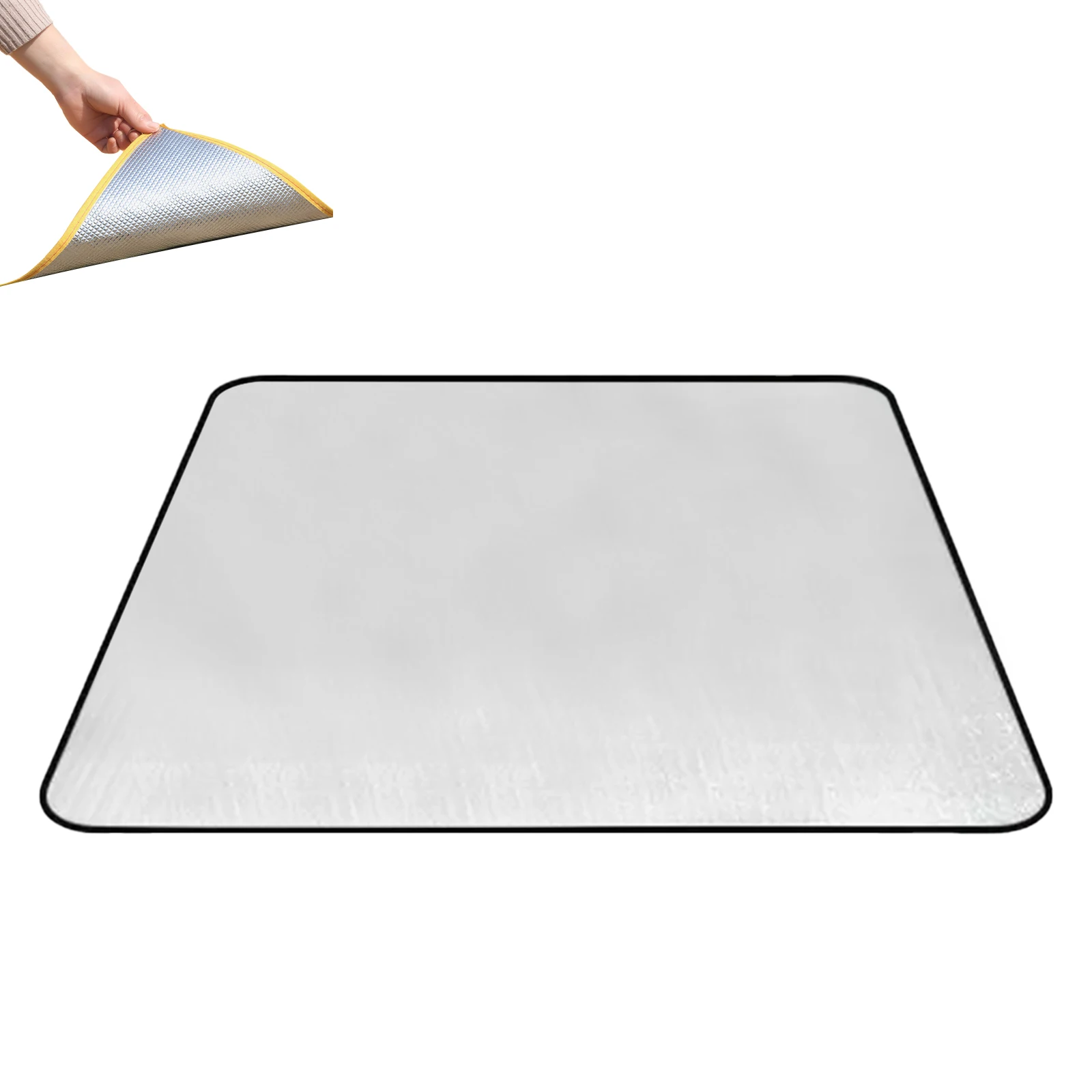 Alfombra de camping plegable con doble cara