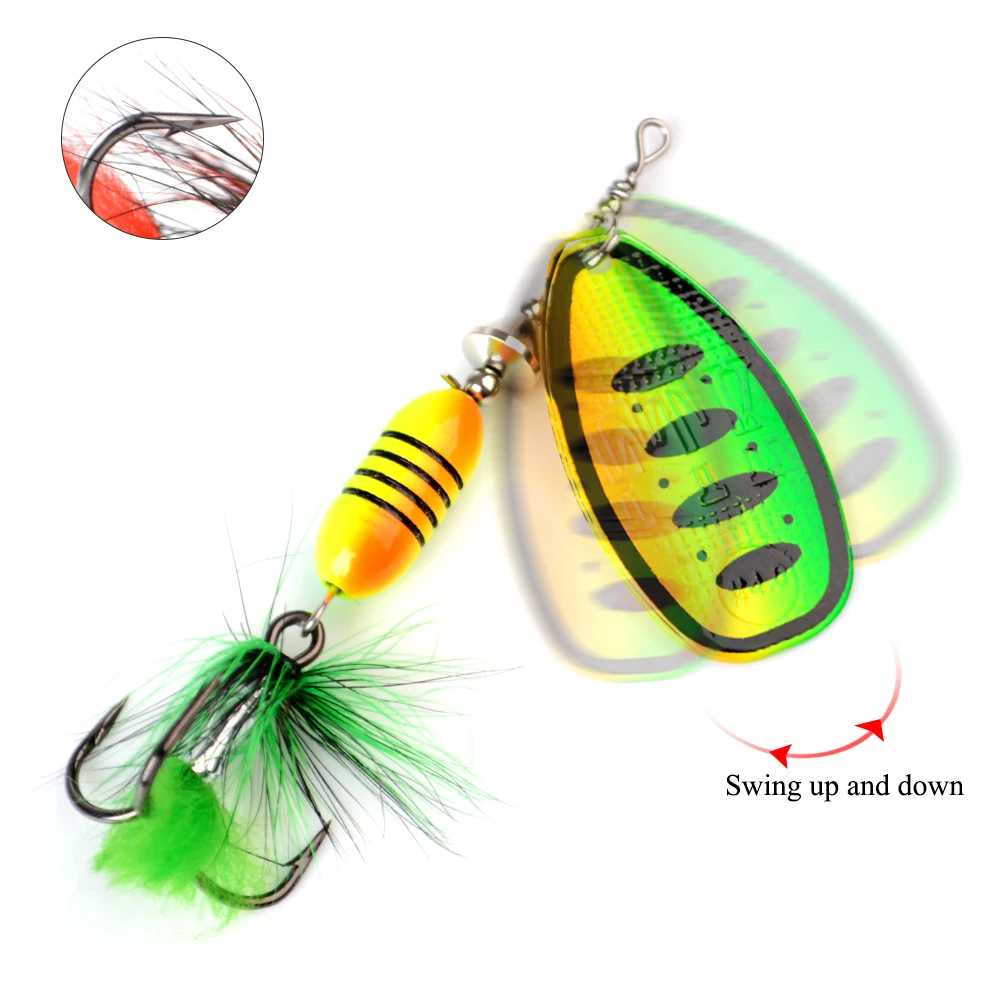 Spinnerbait FTK en acción durante la pesca
