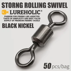 Lureholic Giratorio Níquel Negro – Inoxidable