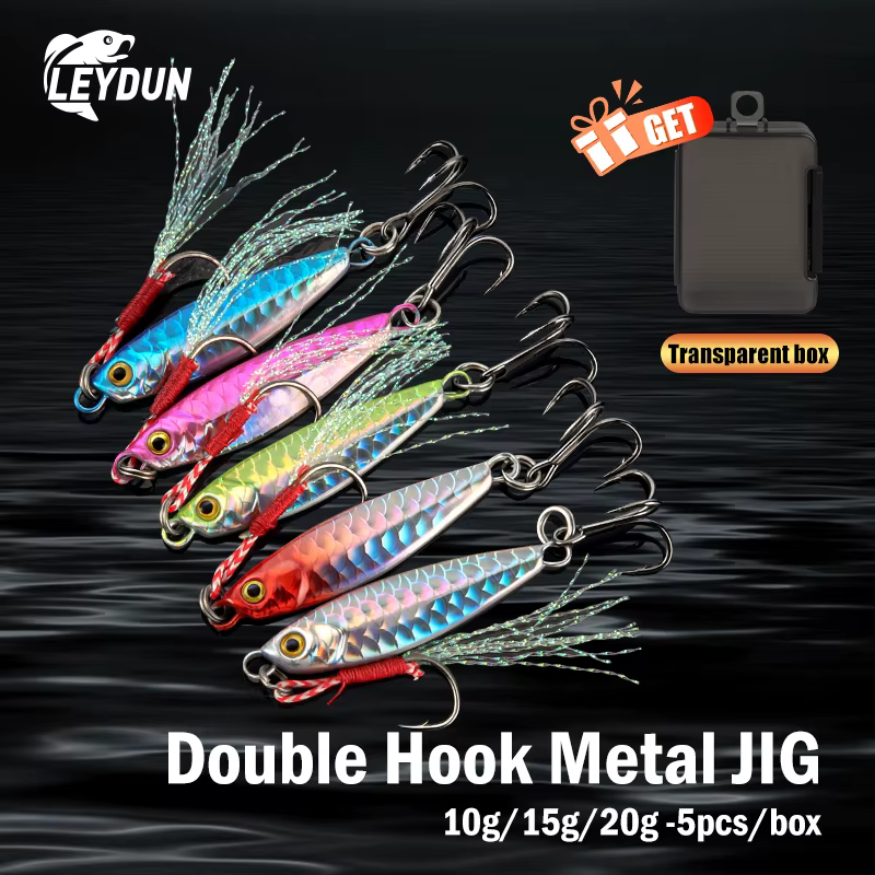 LEYDUN Jigs Metálicos 10-20g – Lubina y Trucha en Agua Salada - imagen 2