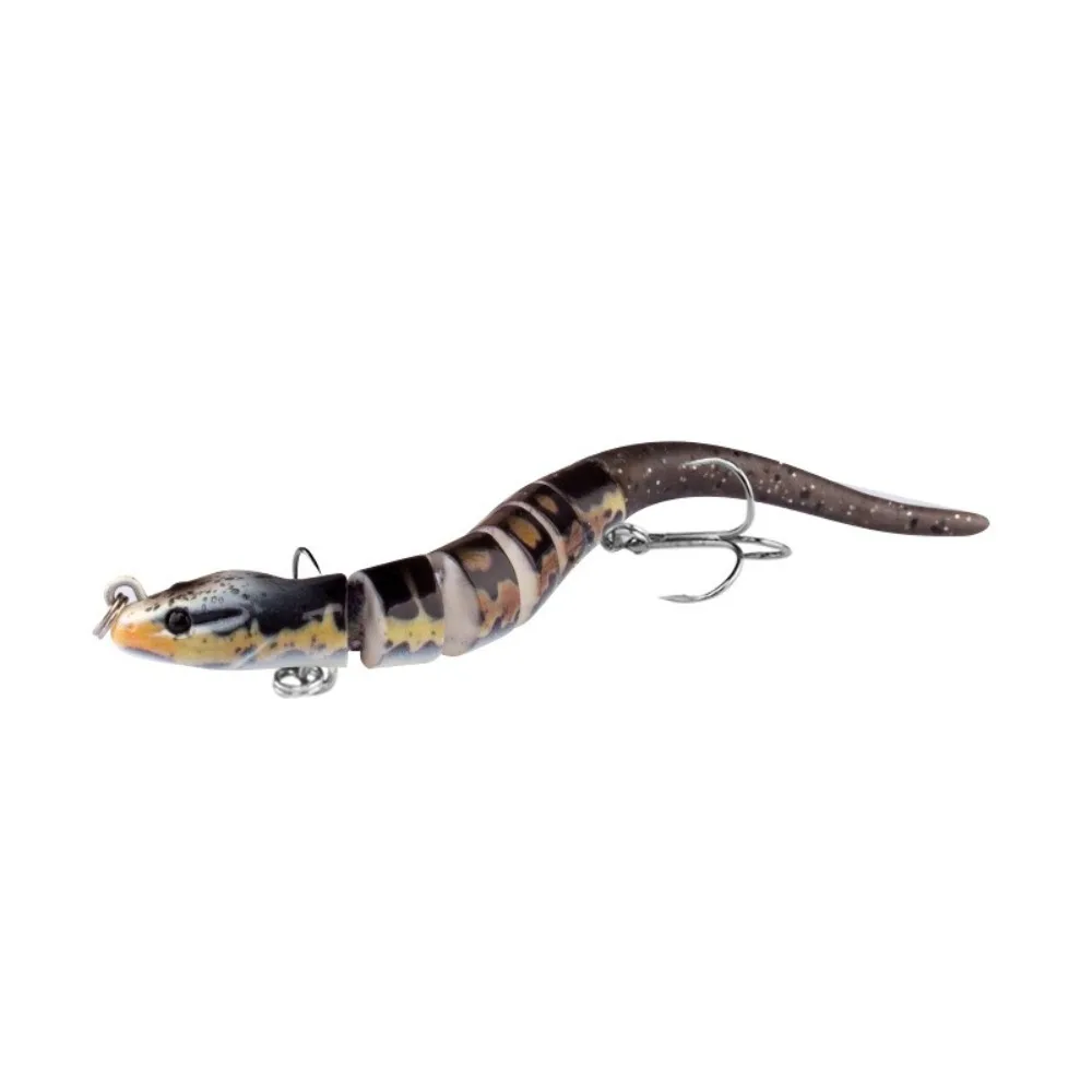 Señuelo Swimbait multi-segmento con olor a pescado para pesca - imagen 3
