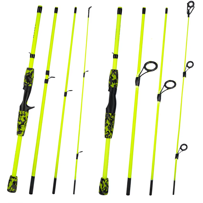 Caña de Spinning y Casting de 4 Tramos para Pesca en Agua Dulce - imagen 5