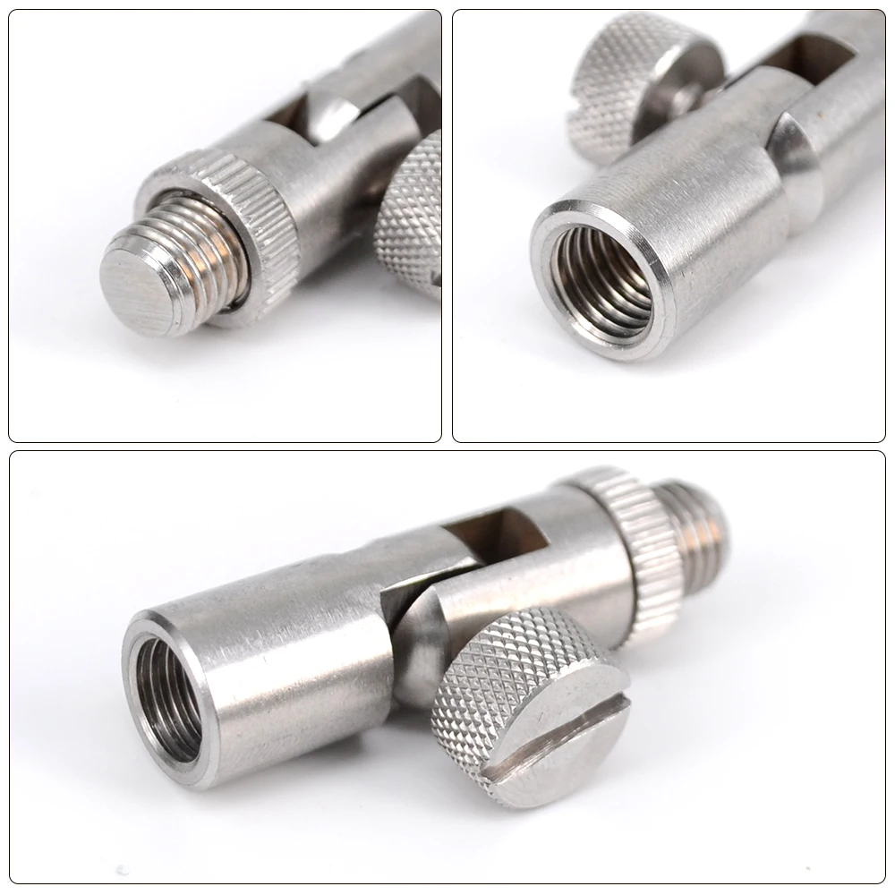 Connector AQ203 para varilla de carpa – Acero inoxidable - imagen 5