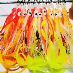 Anzuelos Asistencia Luminosos con Falda de Calamar para Jigging