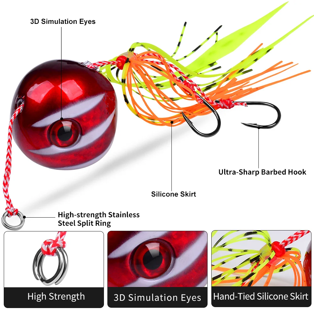 Señuelos Cucharilla metal luminosa PROBEROS – para trolling - imagen 3