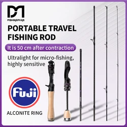 Caña ultraligera de viaje con guía Alconite Fuji – mango corcho