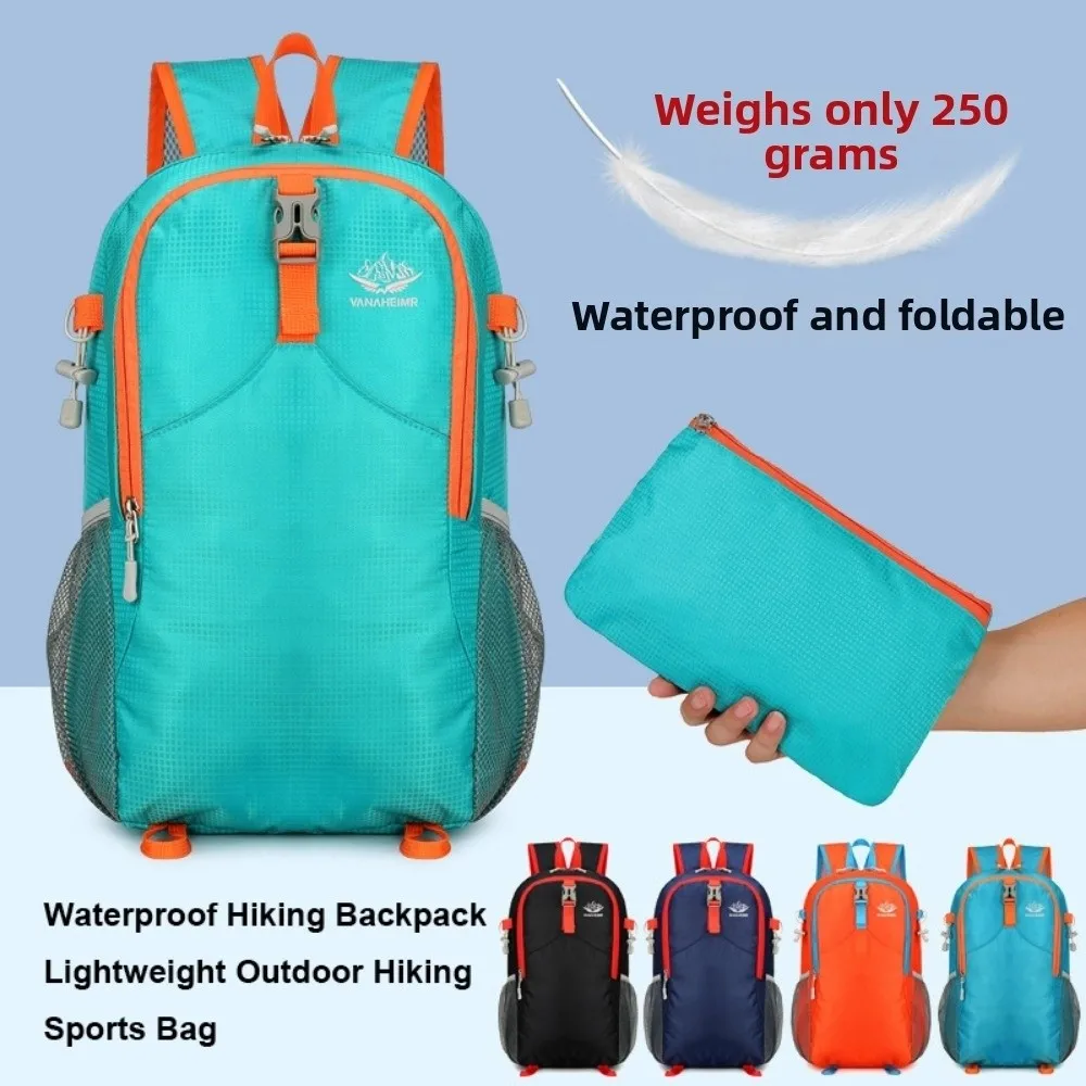 Mochila impermeable plegable para pesca y senderismo, gran capacidad - imagen 2