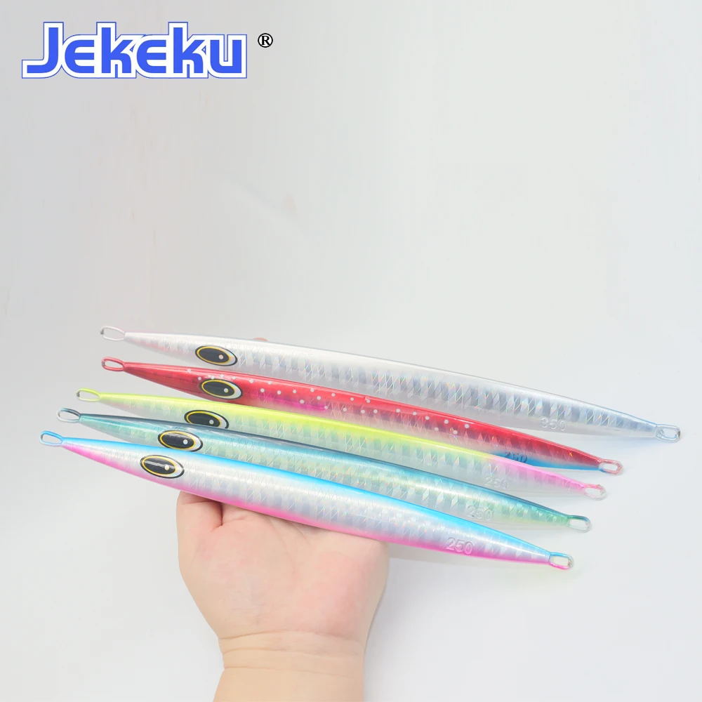 JEKEKU Crack Glow señuelo jigging lento para pesca en agua salada