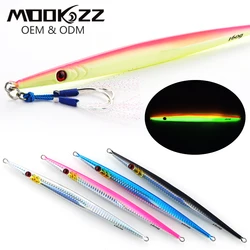MOOKZZ Jigging Metal señuelo pesca mar peso variable