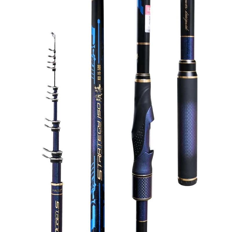 LEYDUN ISO 500 Cañas de Surfcasting telescópicas para costa y roca - imagen 5