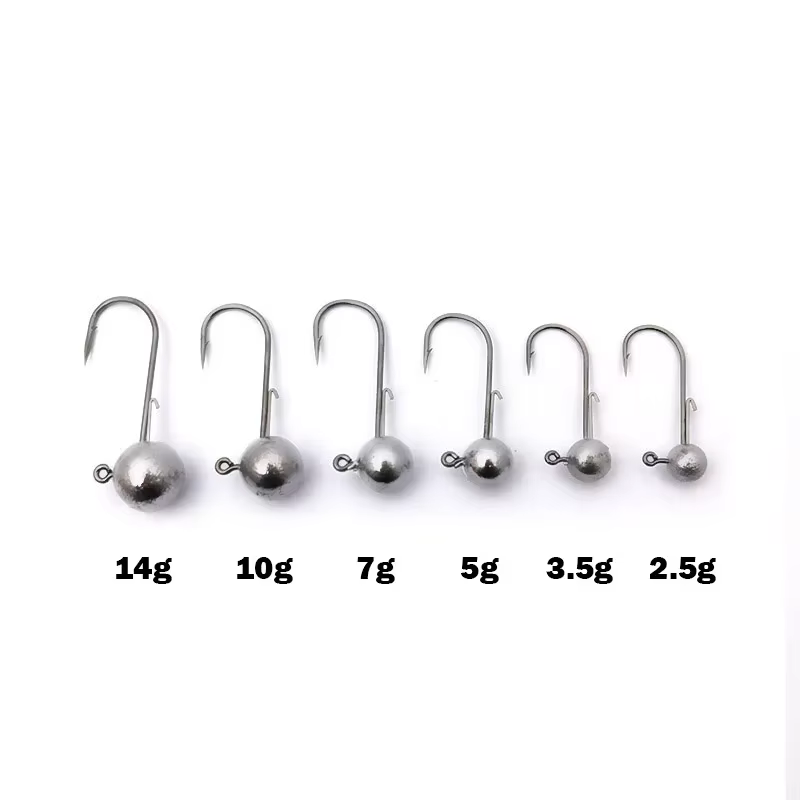 OUTKIT NED Head bola redonda 2.5-14g – anzuelo sin malezas para vinilo - imagen 2