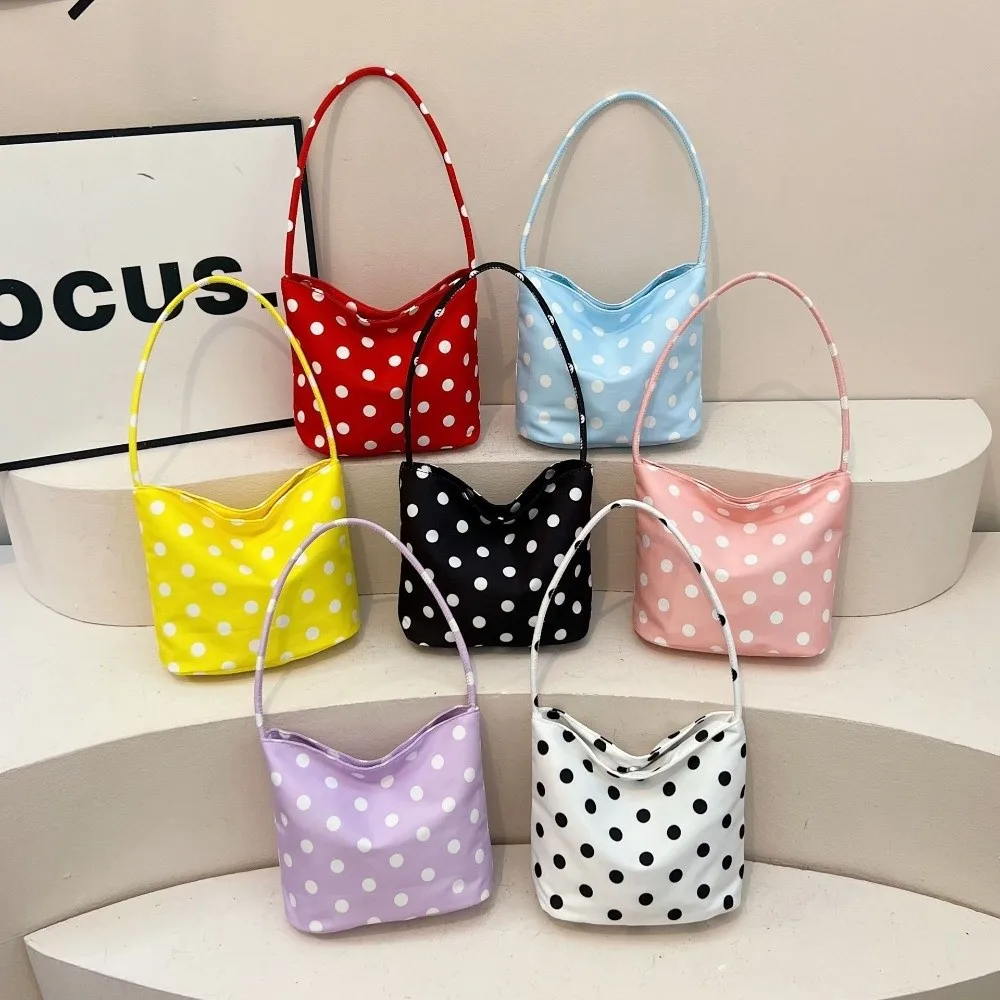 Bolso de hombro impermeable Oxford con diseño de puntos Tote - imagen 2