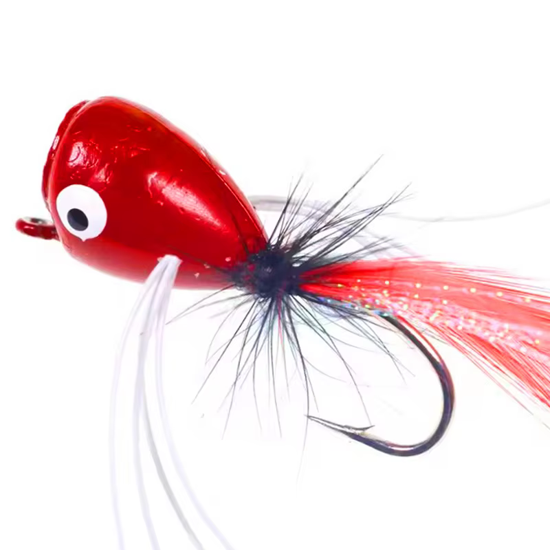 TAKEDO Señuelo Topwater Popper Artificial para Trucha Mosca Mayfly - imagen 2