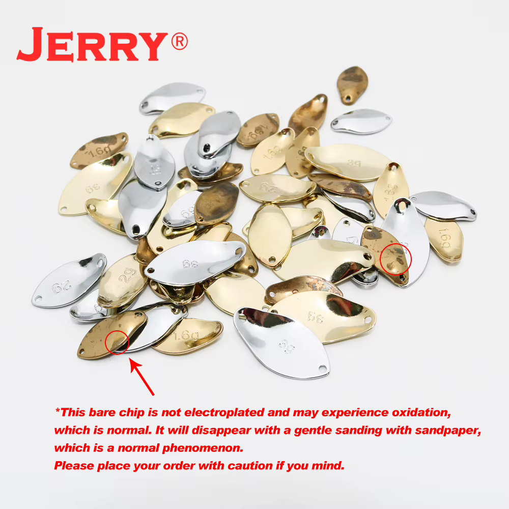 Jerry Yrout Cucharas parpadeantes de latón sin pintar - imagen 5