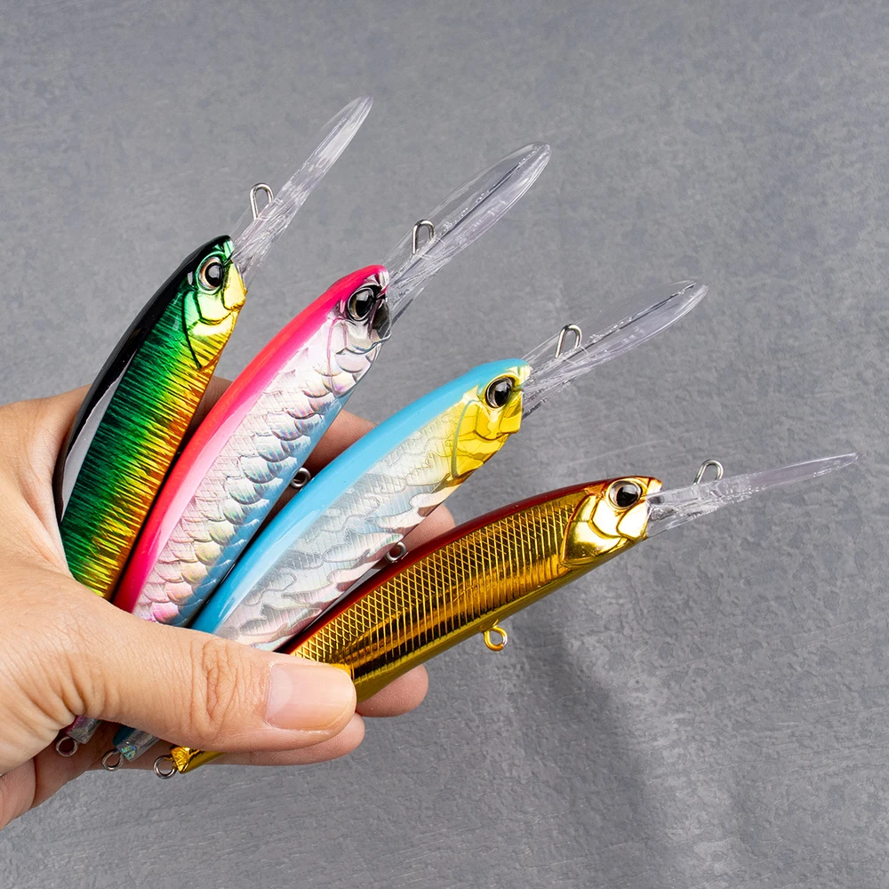CCLTBA Sinking Minnow — Señuelo hundido para lance largo - imagen 3