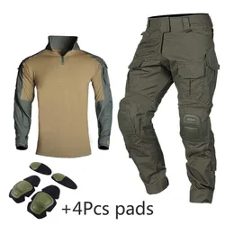 Traje táctico multicamino impermeable para Airsoft y caza