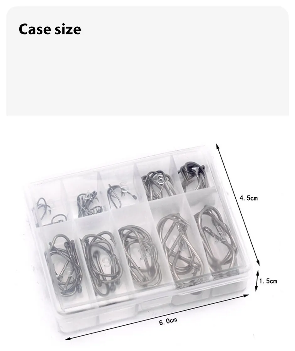 Tallas y formato de la caja
