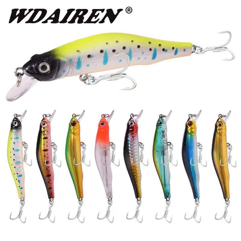 Minnow Wobbler para Lucio – Señuelo artificial de plástico duro - imagen 2