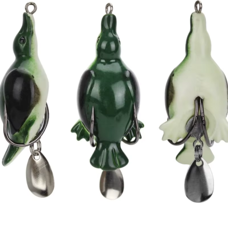 Set Señuelos Superficie Pez Negro para Pesca Oceánica - imagen 5