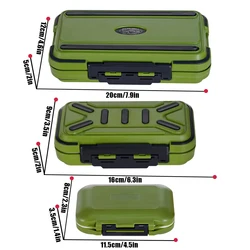 Caja estanca impermeable para aparejos y accesorios de pesca