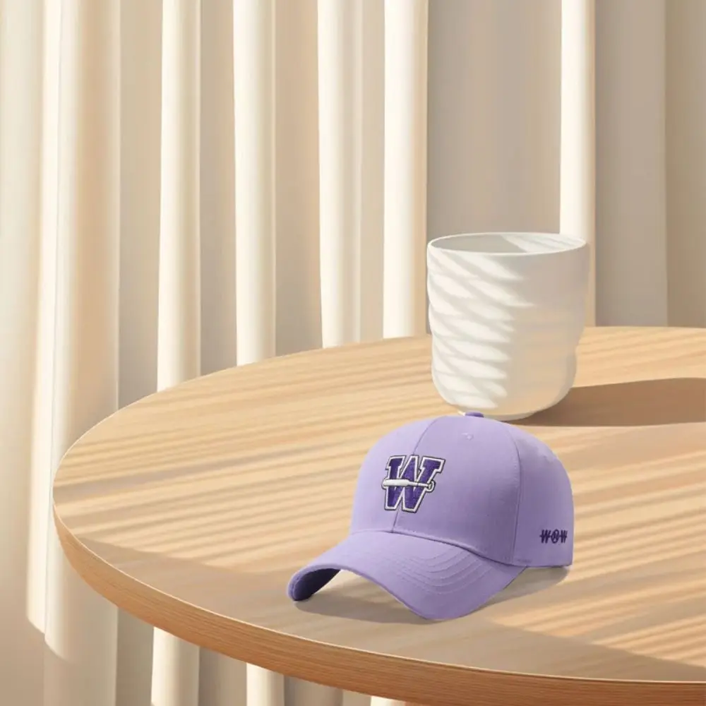 Gorra con letras lavables para verano