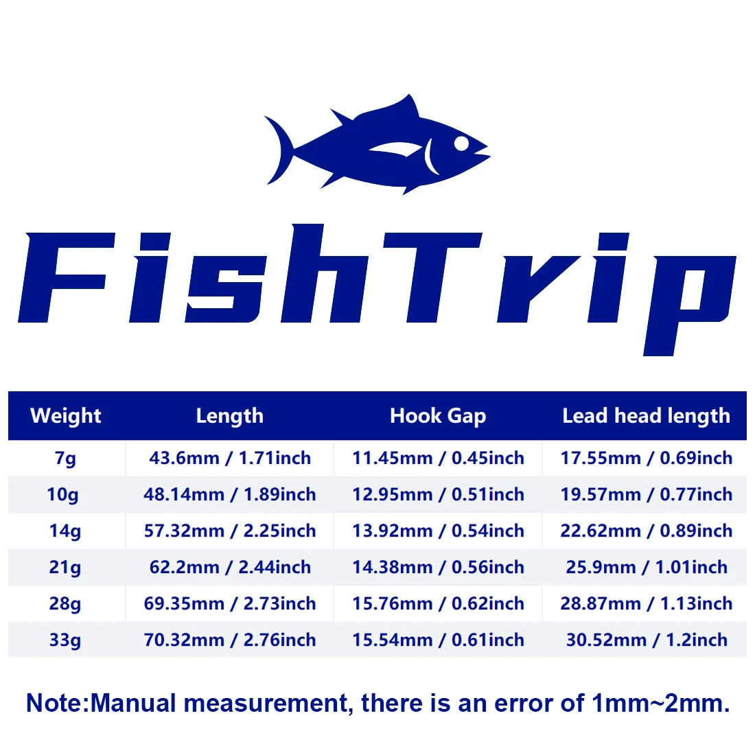 FishTrip Anzuelos Jig Head triangulares para vinilo – Tipo barco - imagen 5