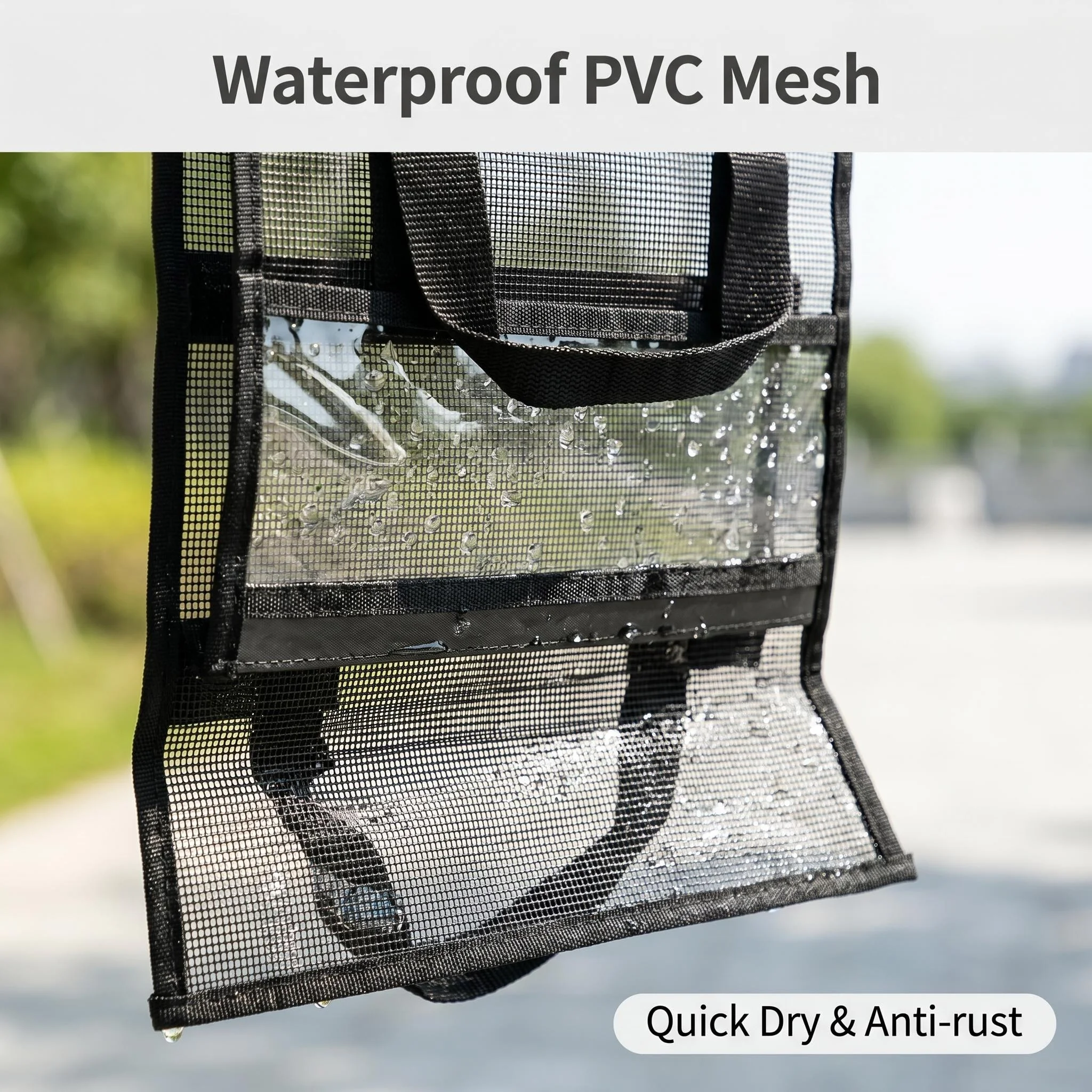 Bolsa de pesca plegable Hirisi de malla para aparejos y anzuelos - imagen 2