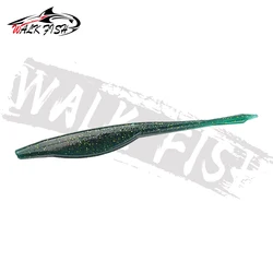 WALK FISH señuelos minnow PVC súper suaves para lubina y lucio