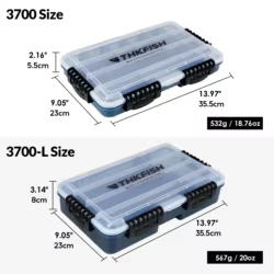 Caja de aparejos 3700 – Organizador para señuelos y anzuelos