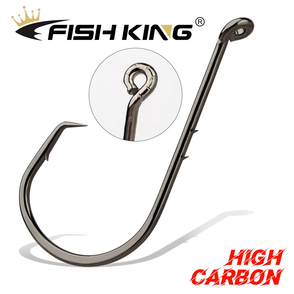 Anzuelos Circulares Fish King – Doble trasera para agua salada y bagre