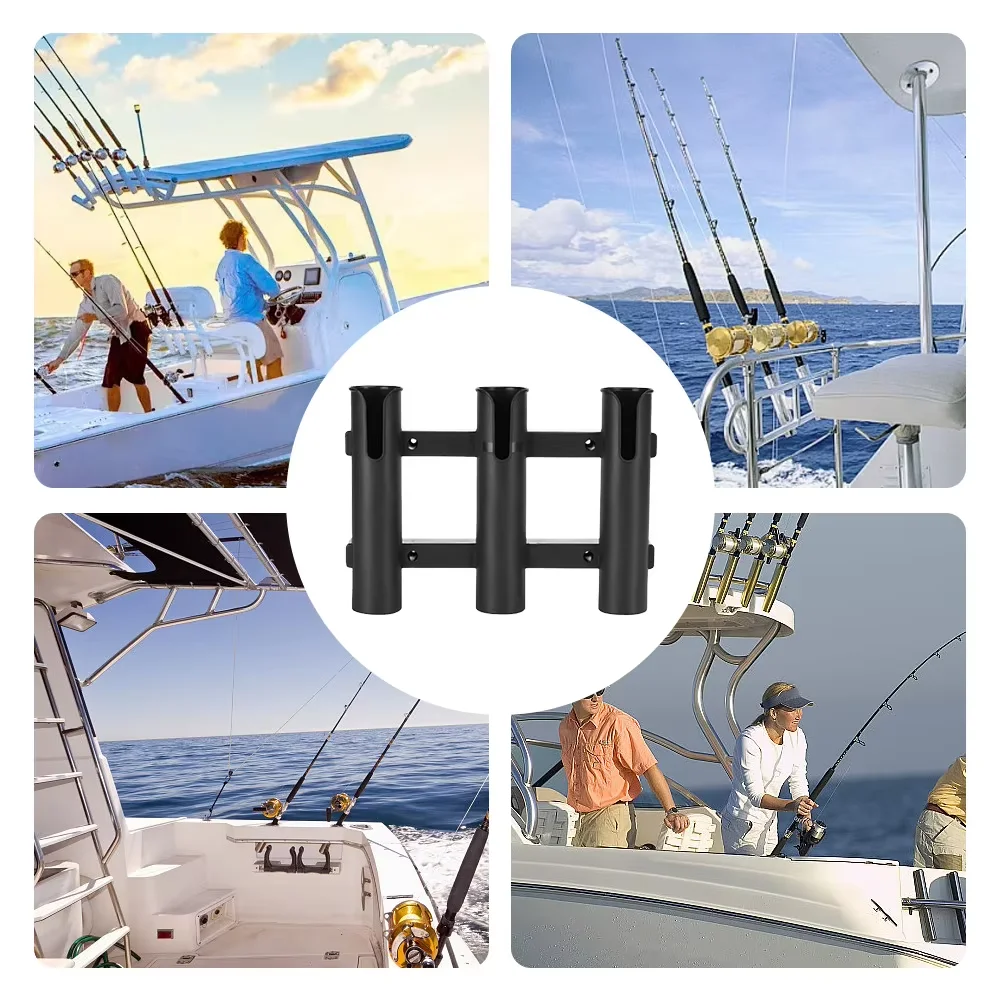 Soporte de cañas para barco QAJTAO con torreta de plástico - imagen 5