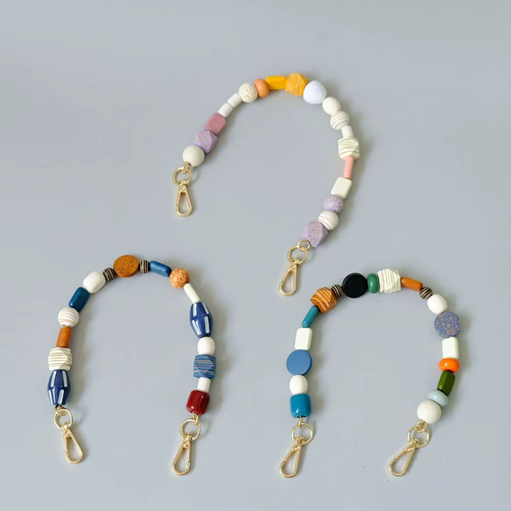Cadena Extensión con Cuentas para Bolso Retro – Correa Ajustable - imagen 5