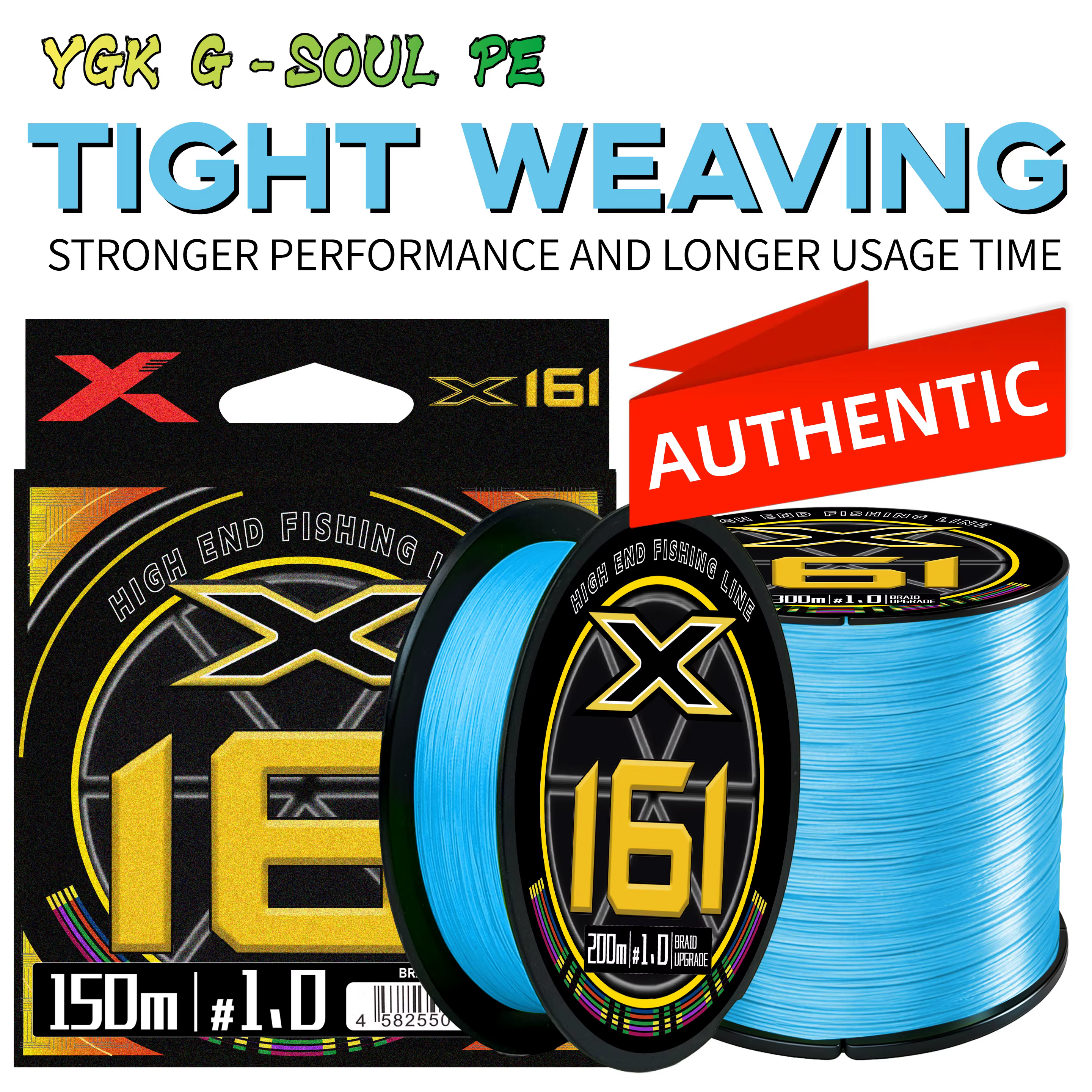 YGKPE X16 Línea Trenzada PE – Ultra Suave, Color Morado - imagen 3