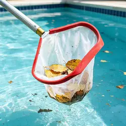 Pértiga extensible para skimmer de piscina con red de malla fina