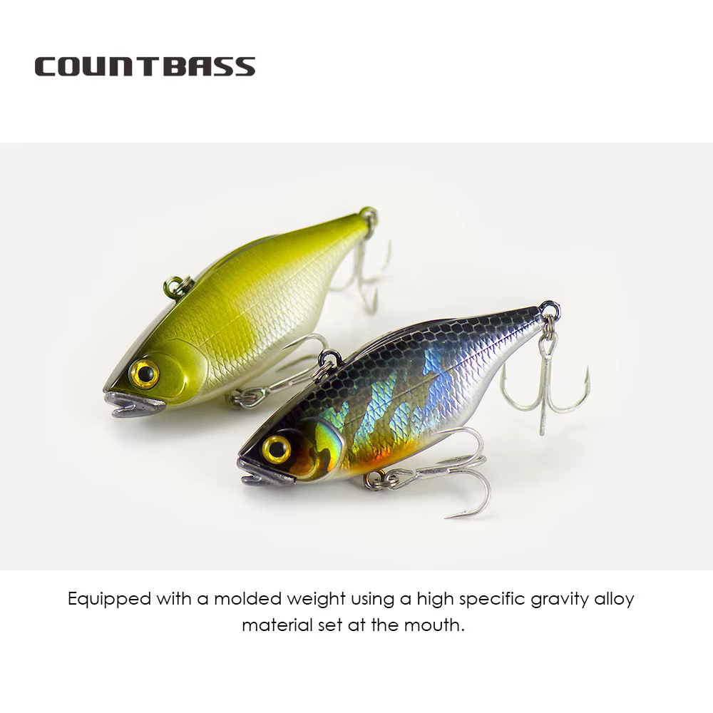COUNTBASS Señuelos Vibratorios para Lucio – Crankbaits sin Labios - imagen 2