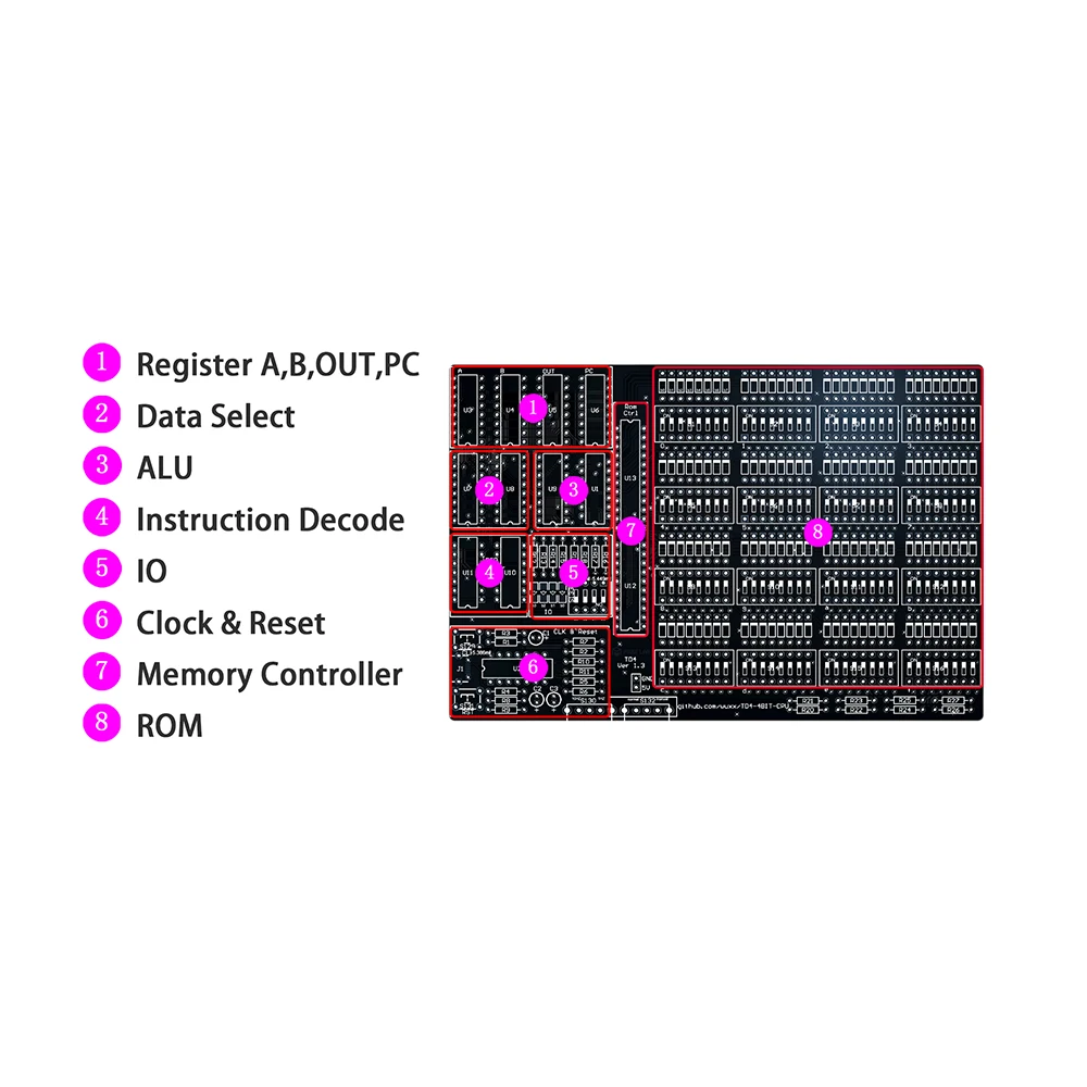 CPU DIY TD4 de código abierto, hazlo tú mismo - imagen 5