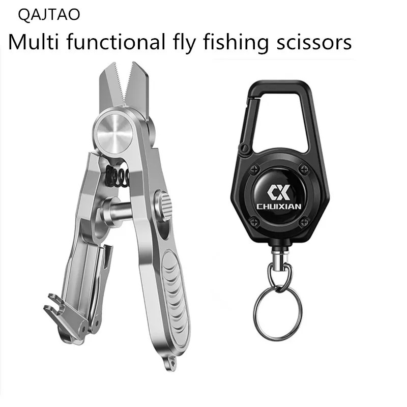 Tijeras de pesca acero inox para alambre carbono, PE y nailon - imagen 2