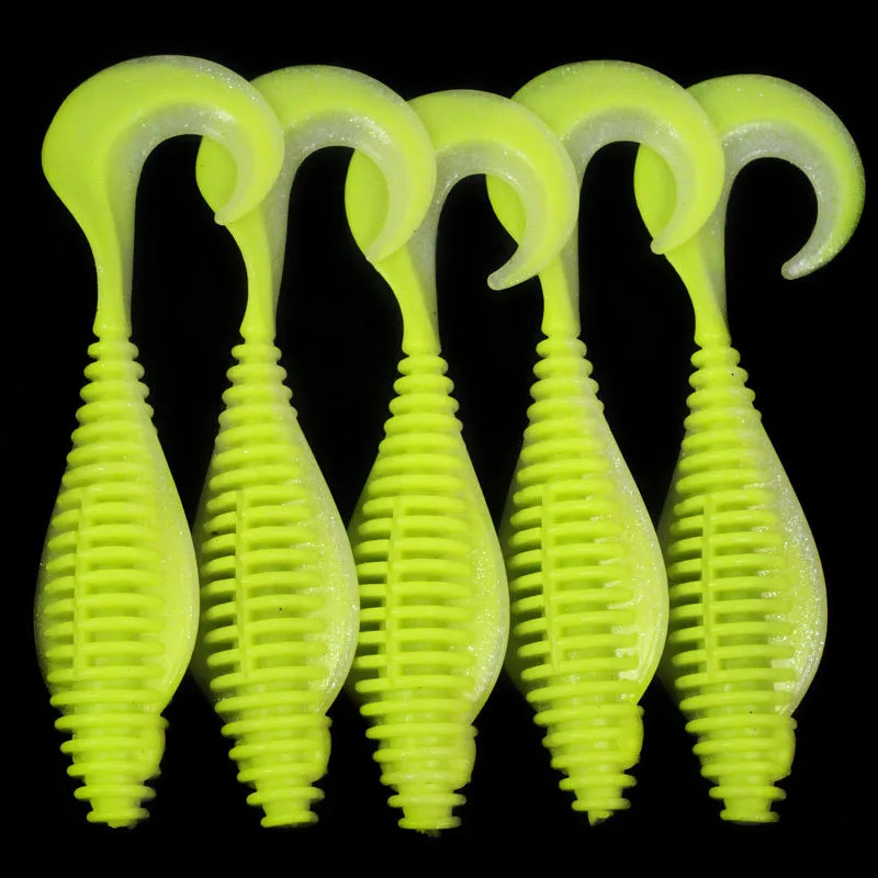 Bazooka Curl Tail Swimbait – Señuelo de silicona para lubina y trucha - imagen 4