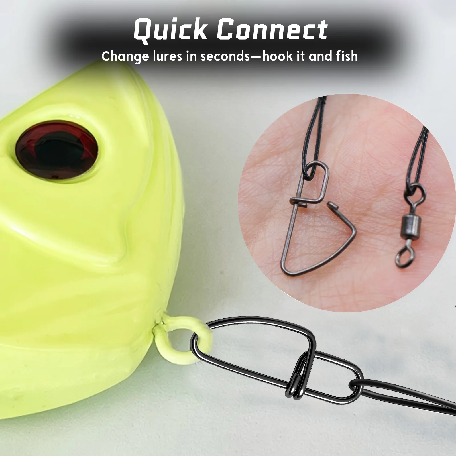 Variedad de componentes del set de pesca