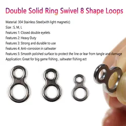 Anillo Giratorio Bimoo Acero Inoxidable – Pesca agua salada